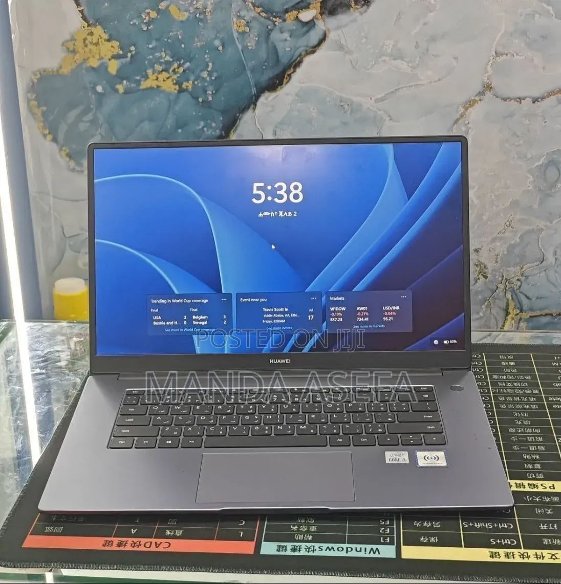 New Laptop Huawei 8GB Intel Core i3 SSD 256GB
