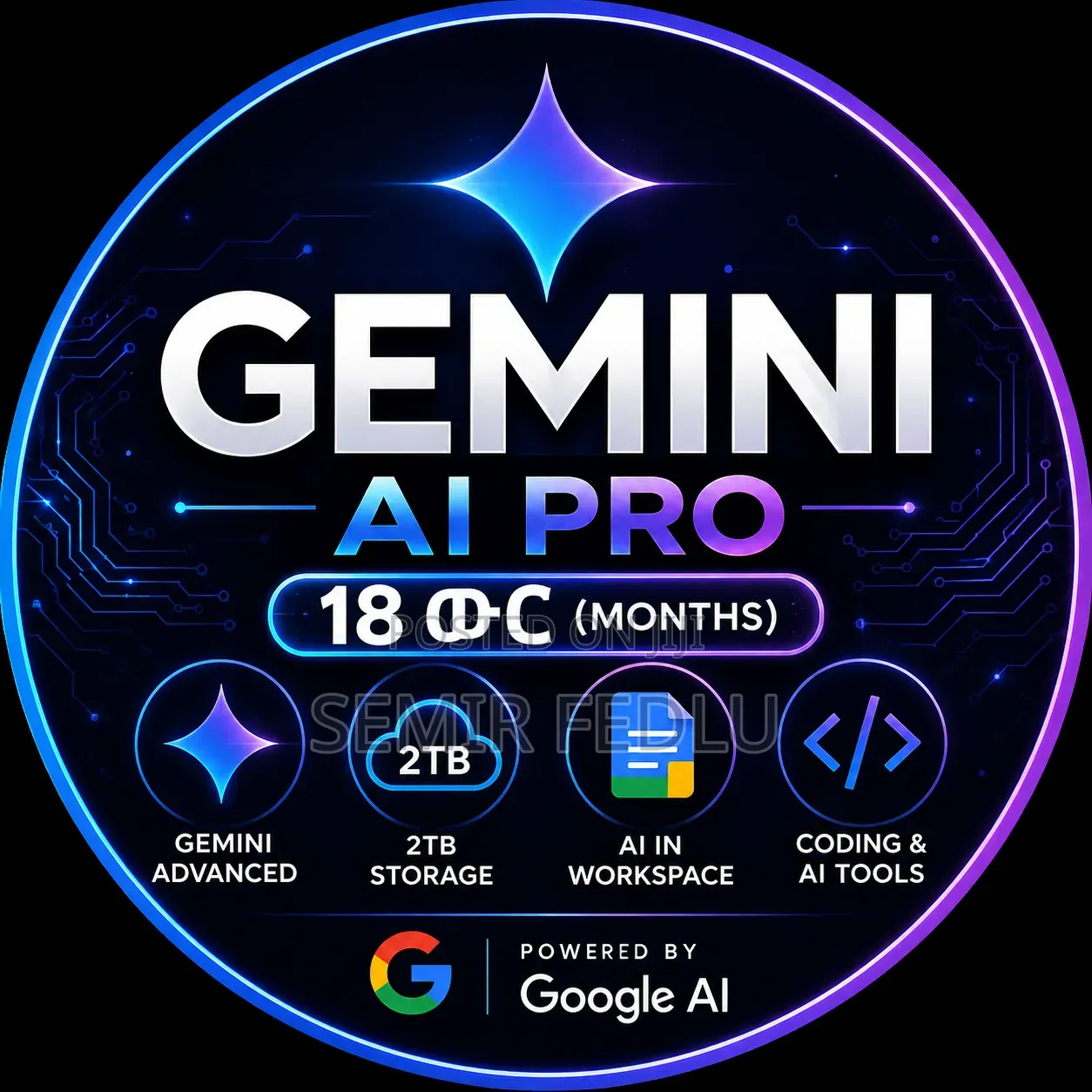 🚀 Gemini AI Pro (18 ወር) በ 500 ብር ብቻ!