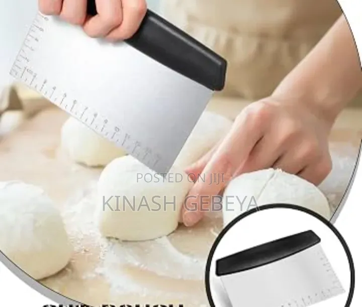 Stainless Steel Pastry Bench Scraper and Chooper
