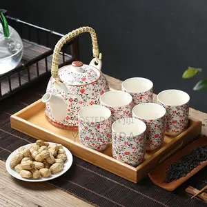 Japanese Tea Pots With Bamboo Handle