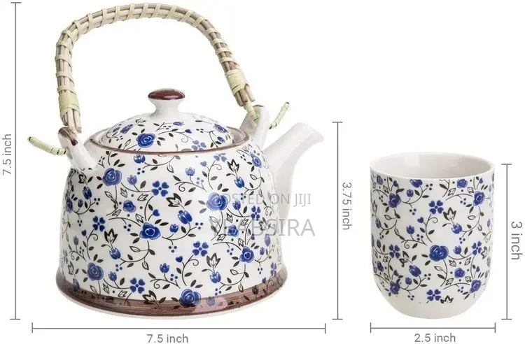 Japanese Tea Pots With Bamboo Handle