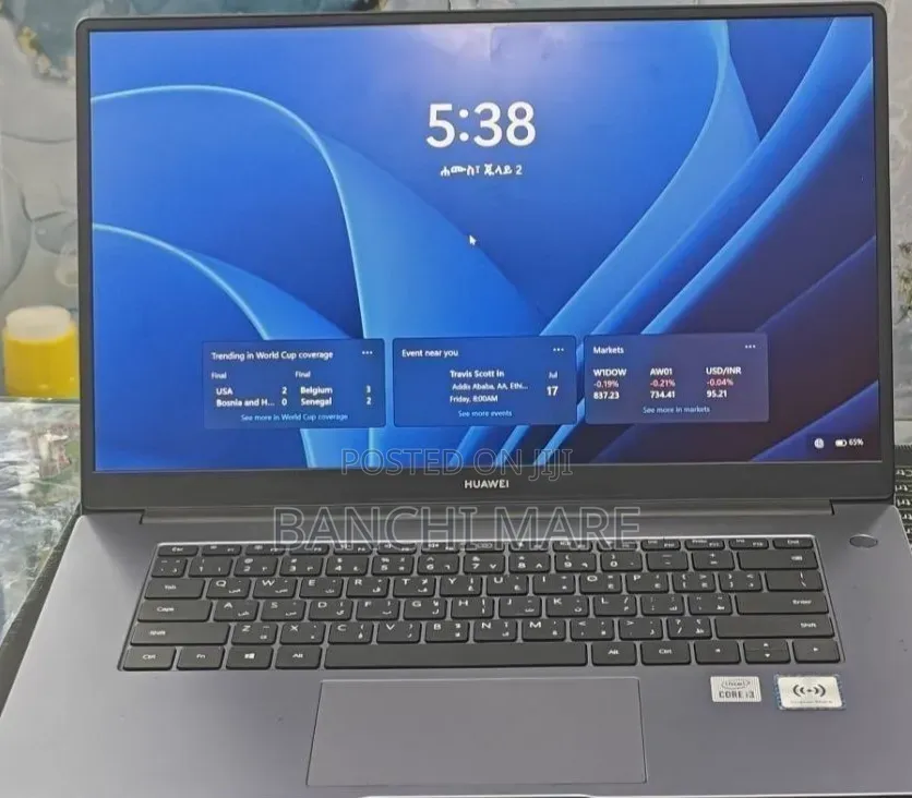 New Laptop Huawei Matebook D 15 8GB Intel Core i3 SSD 256GB