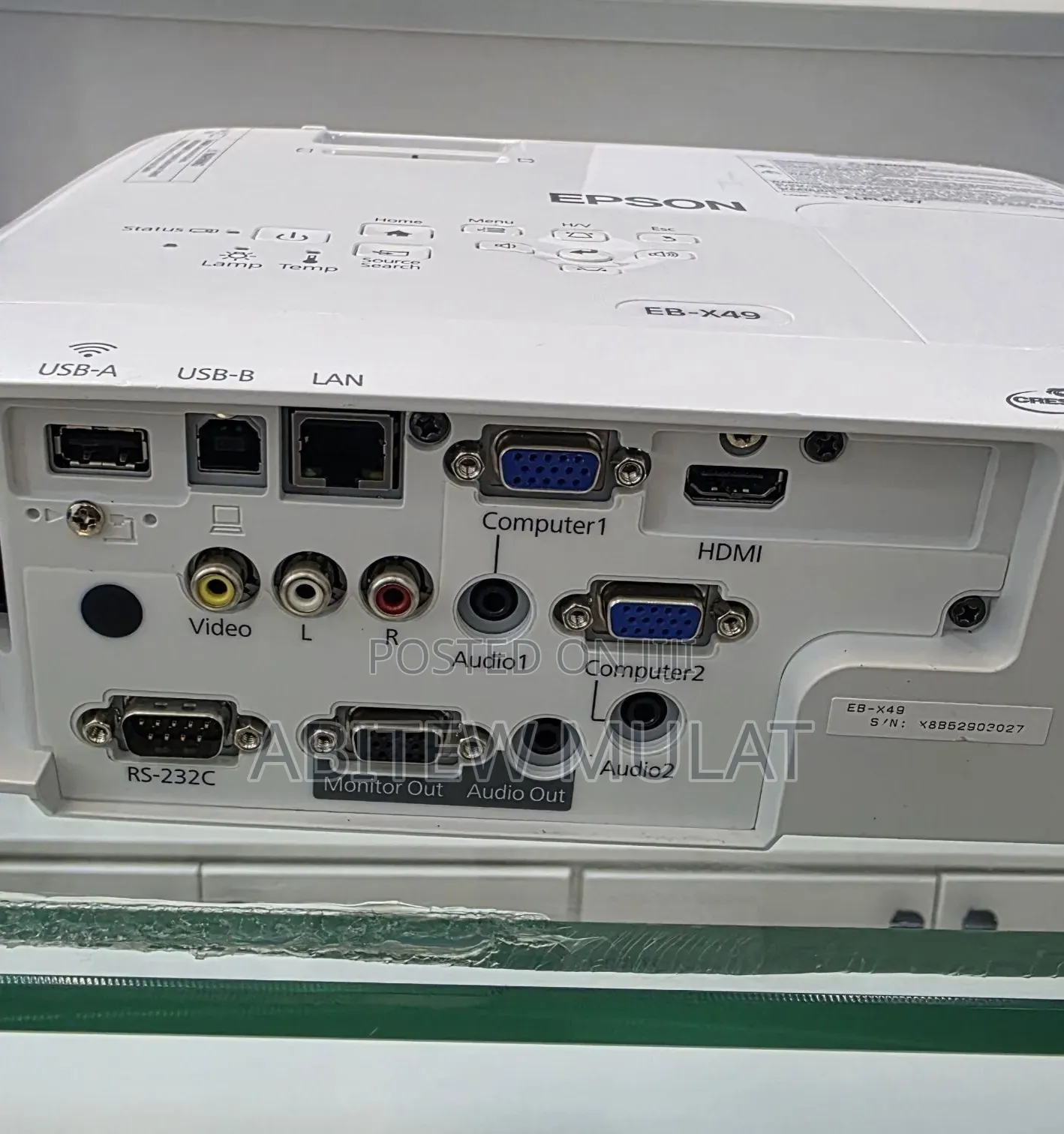 Brand New EPSON Projector Model Name: EB -X49 Hardware Interface