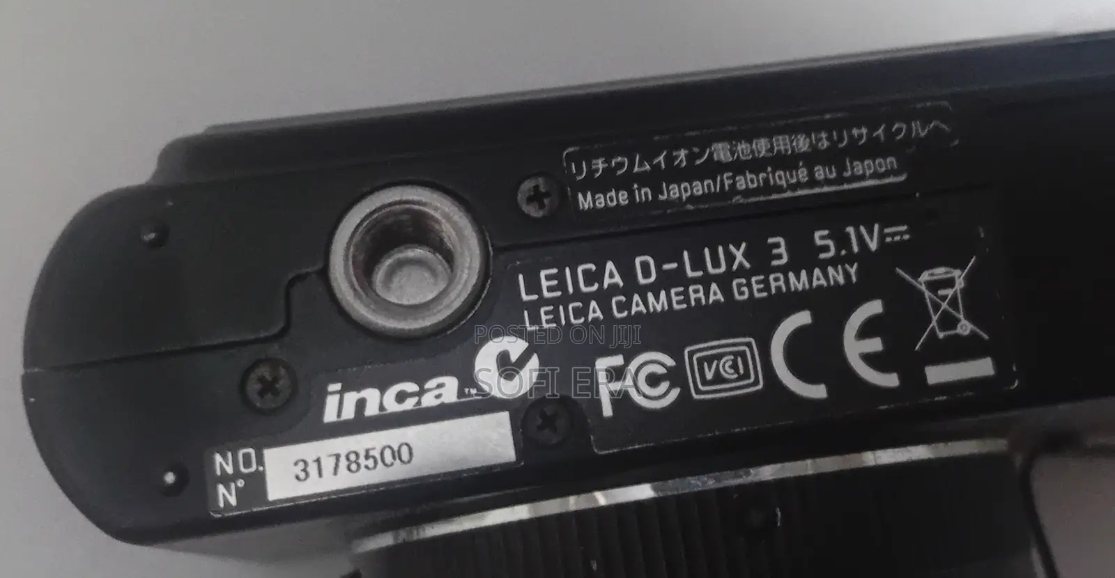 Camera, Leica D-Lux 3