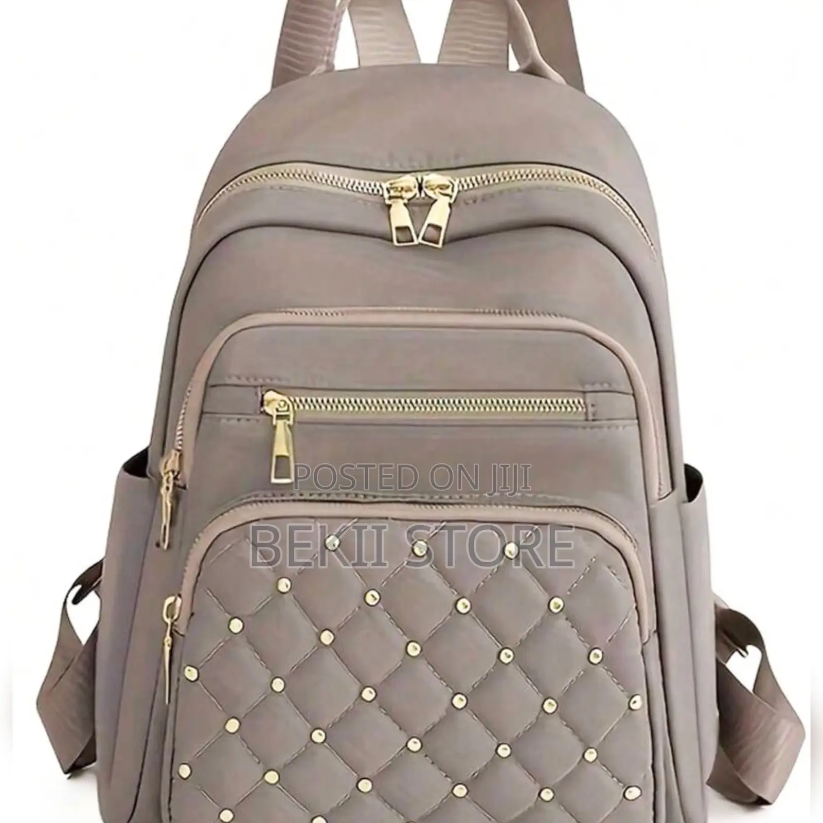 Sleek Studded Lightweight Backpack