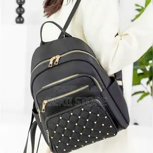 Sleek Studded Lightweight Backpack