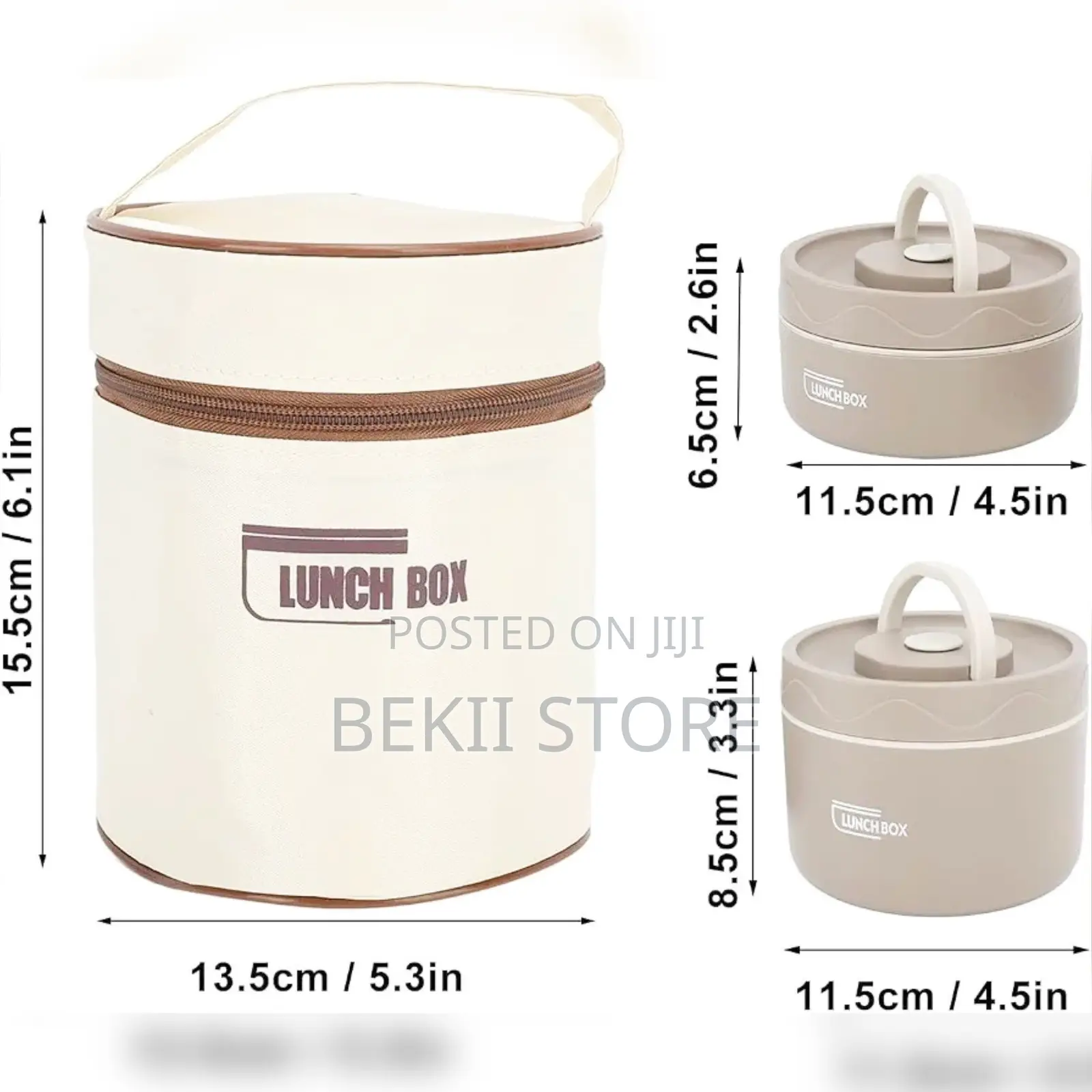 Portable Insulated Lunch Containers With Bag