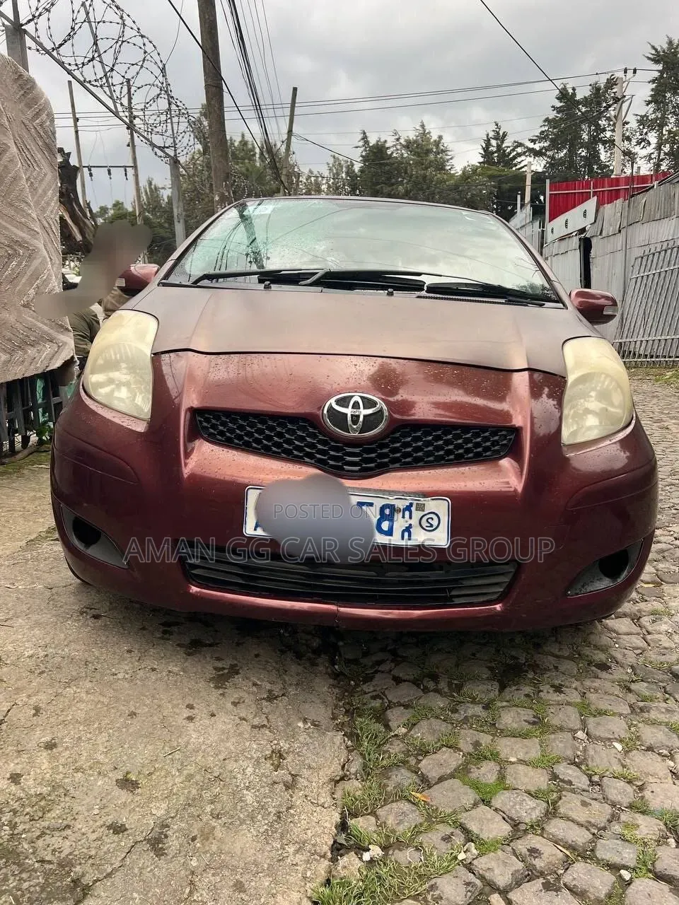 Toyota Yaris 2010 Burgundy