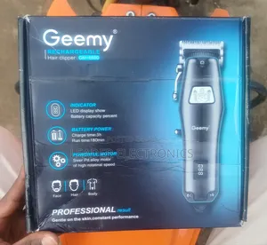Geemy Rechargeable Hair Clipper – Professional Quality | Powerful