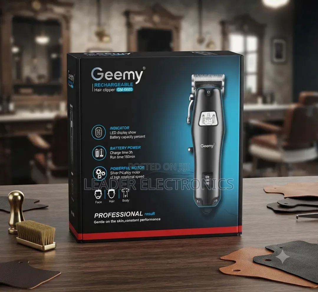 Geemy Rechargeable Hair Clipper – Cordless, Powerful & Precise