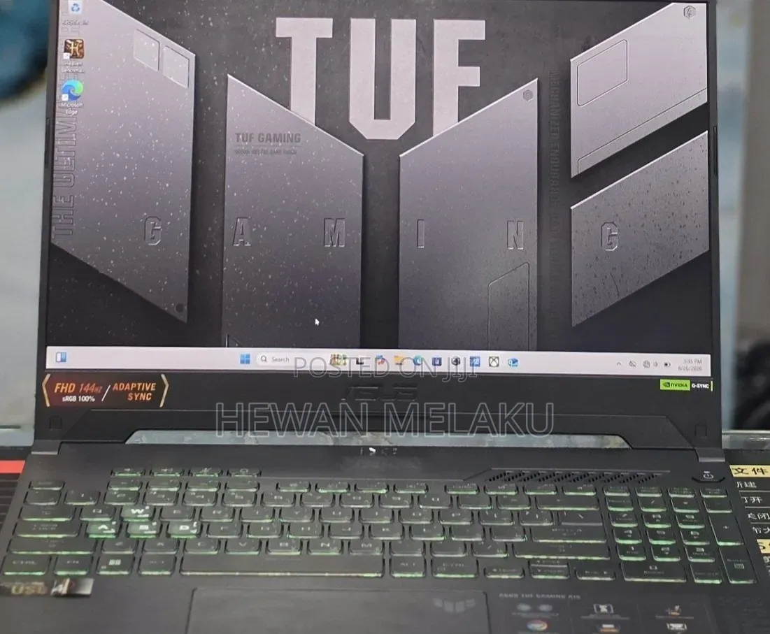 New Laptop Asus TUF Gaming A15 16GB AMD Ryzen 7 SSD 512GB