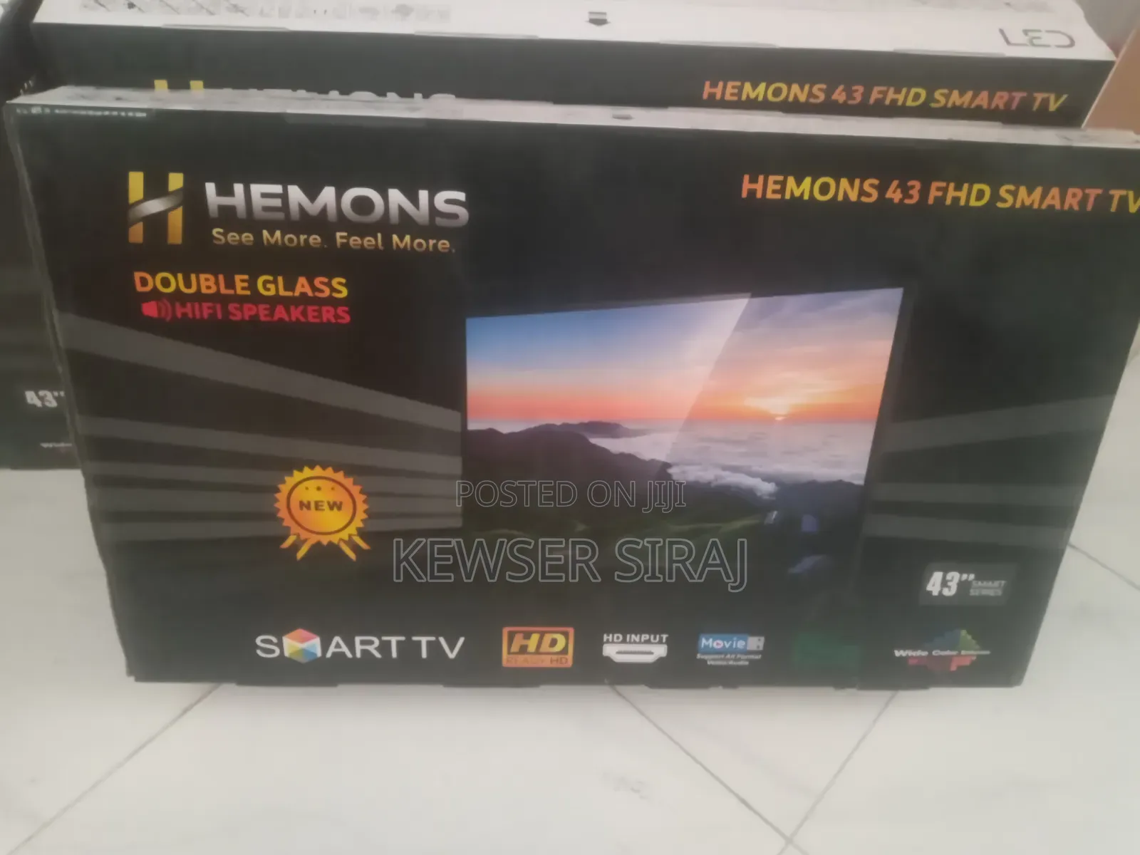 Hemons TV 43inchi 4k Smart 4k Android TV