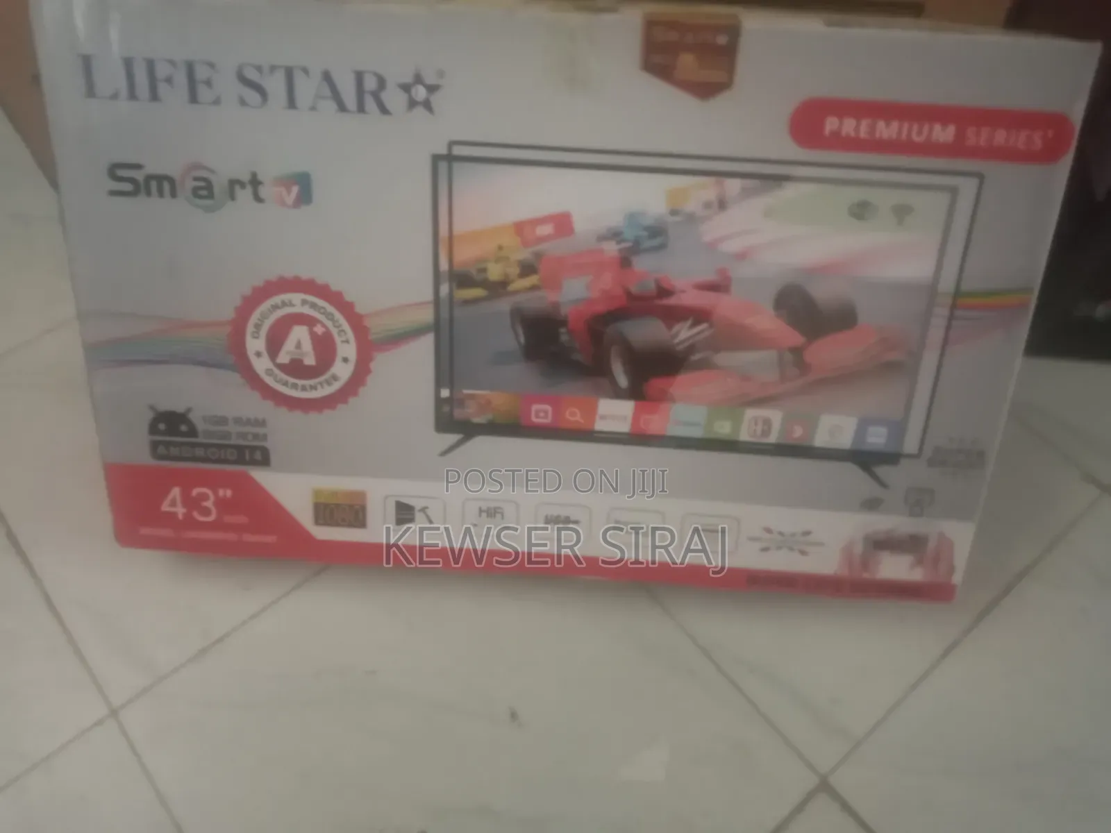 Hemons TV 43inchi 4k Smart 4k Android TV