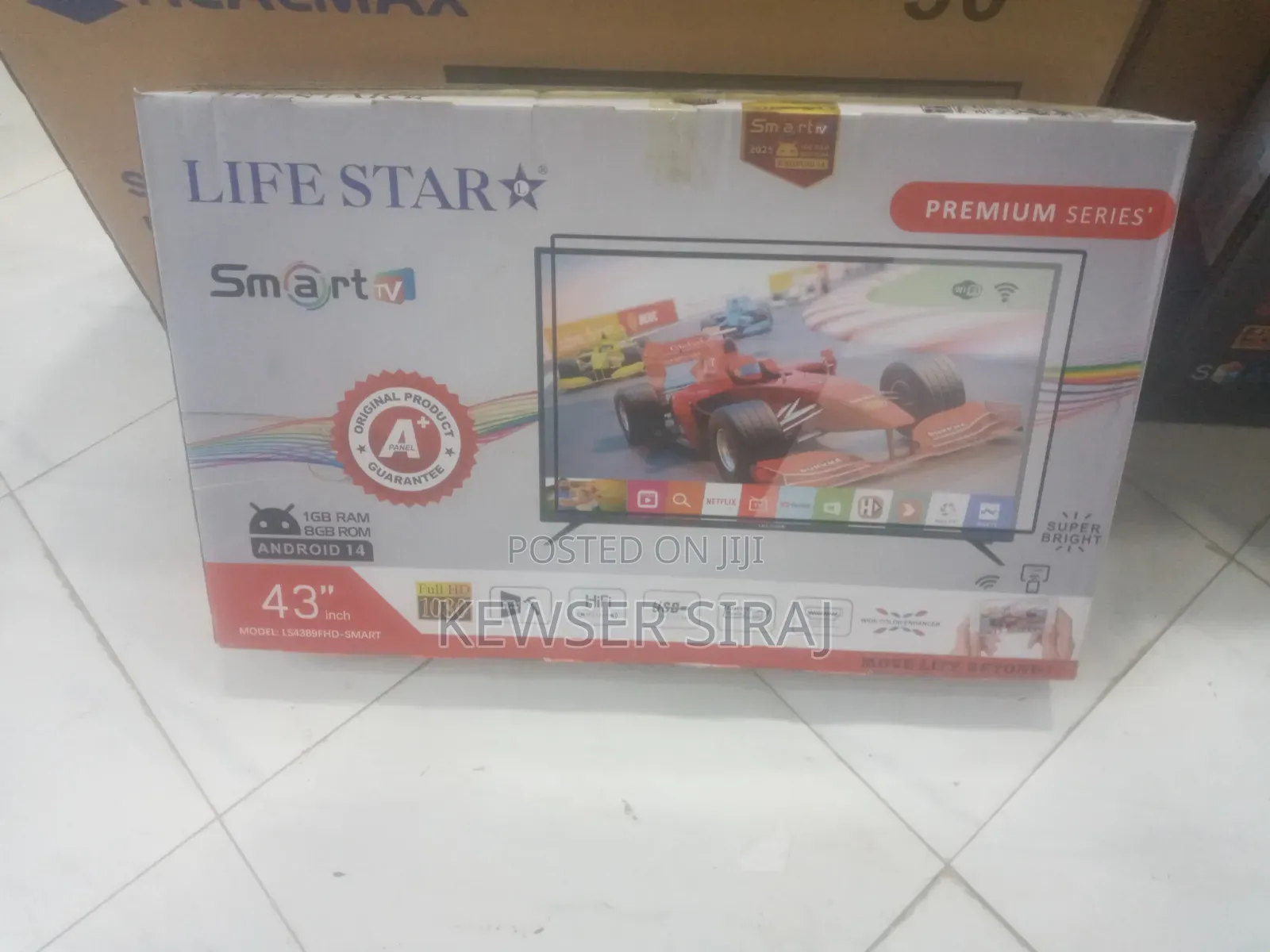 Life Star TV 43inch 4k Smart Android TV