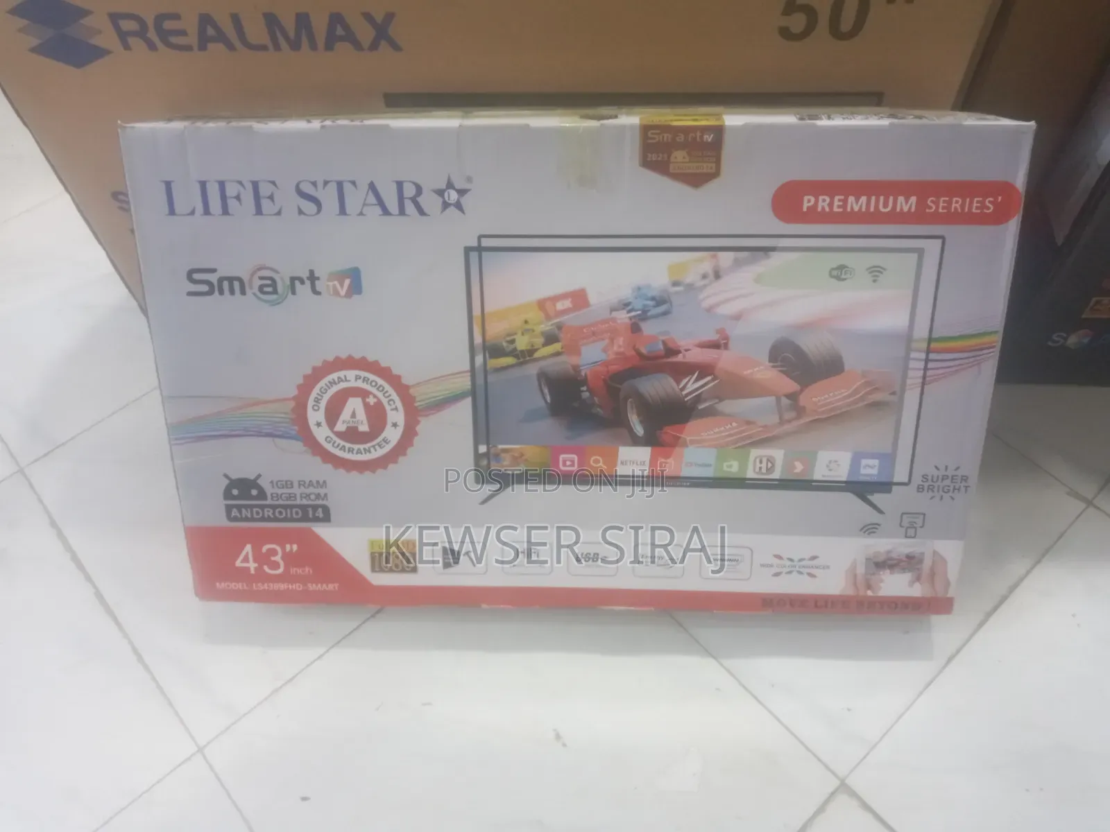 Life Star TV 43inch 4k Smart Android TV
