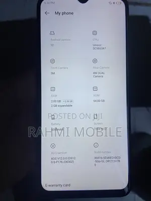 Infinix Smart 7 HD 64 GB Black