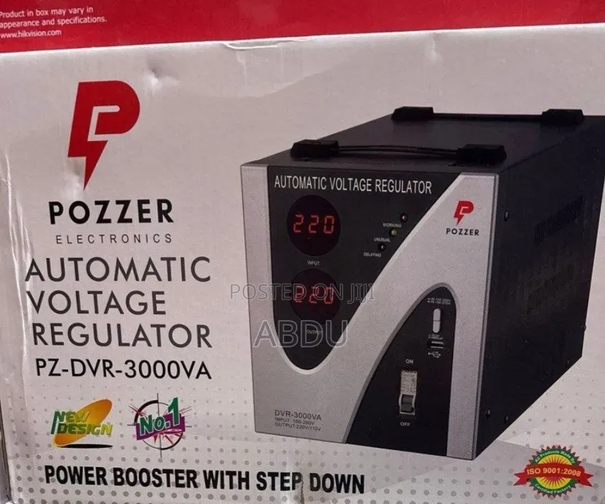 POZZER 3000VA Voltage Regulator