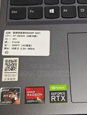New Laptop Lenovo Legion 5 16GB AMD Ryzen 7 SSD 512GB