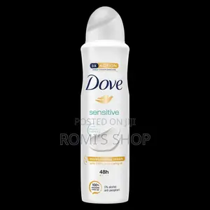 150 Ml Dove Sensitive Body Spray