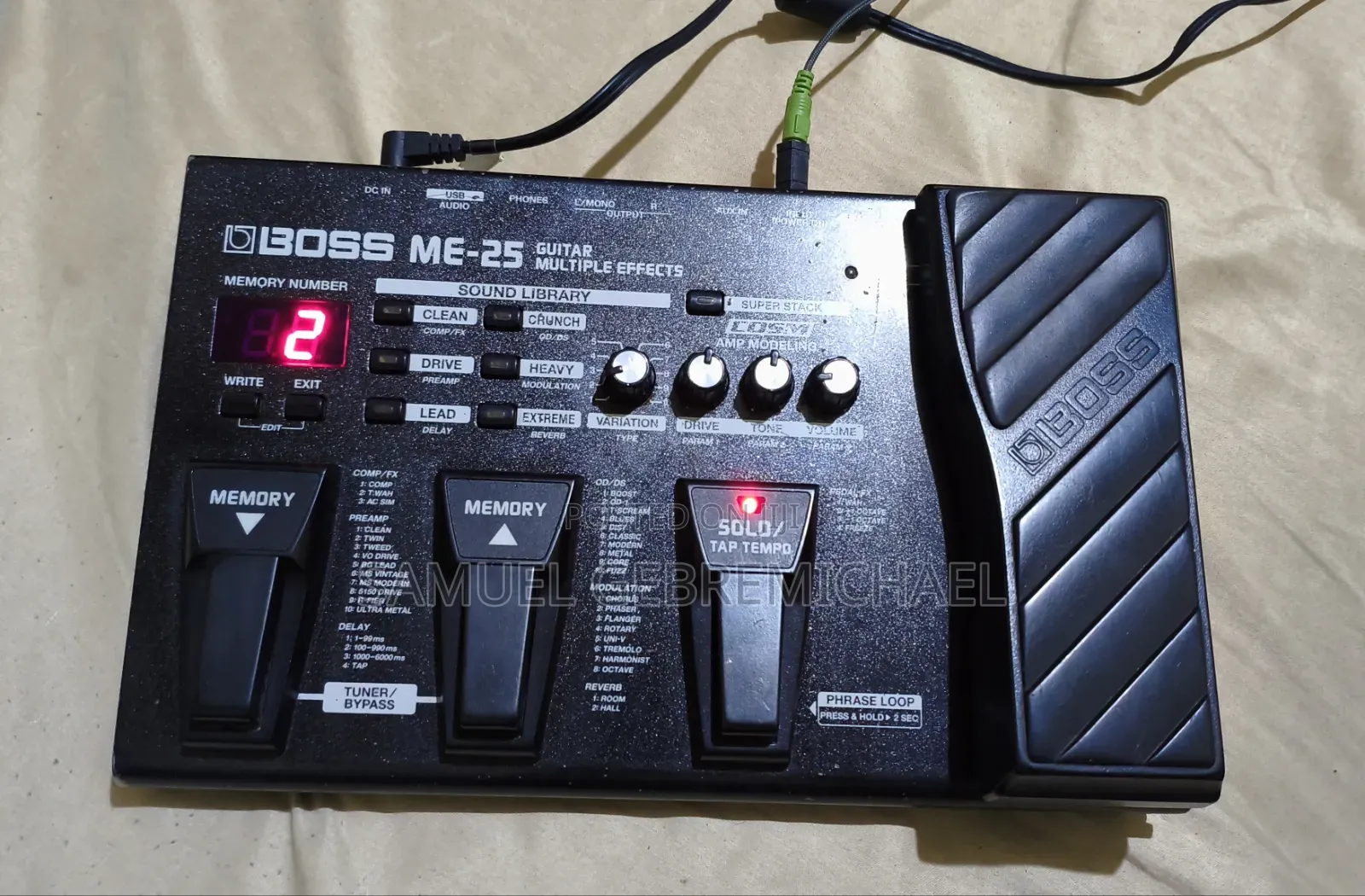Boss ME25 Multieffect Pedal