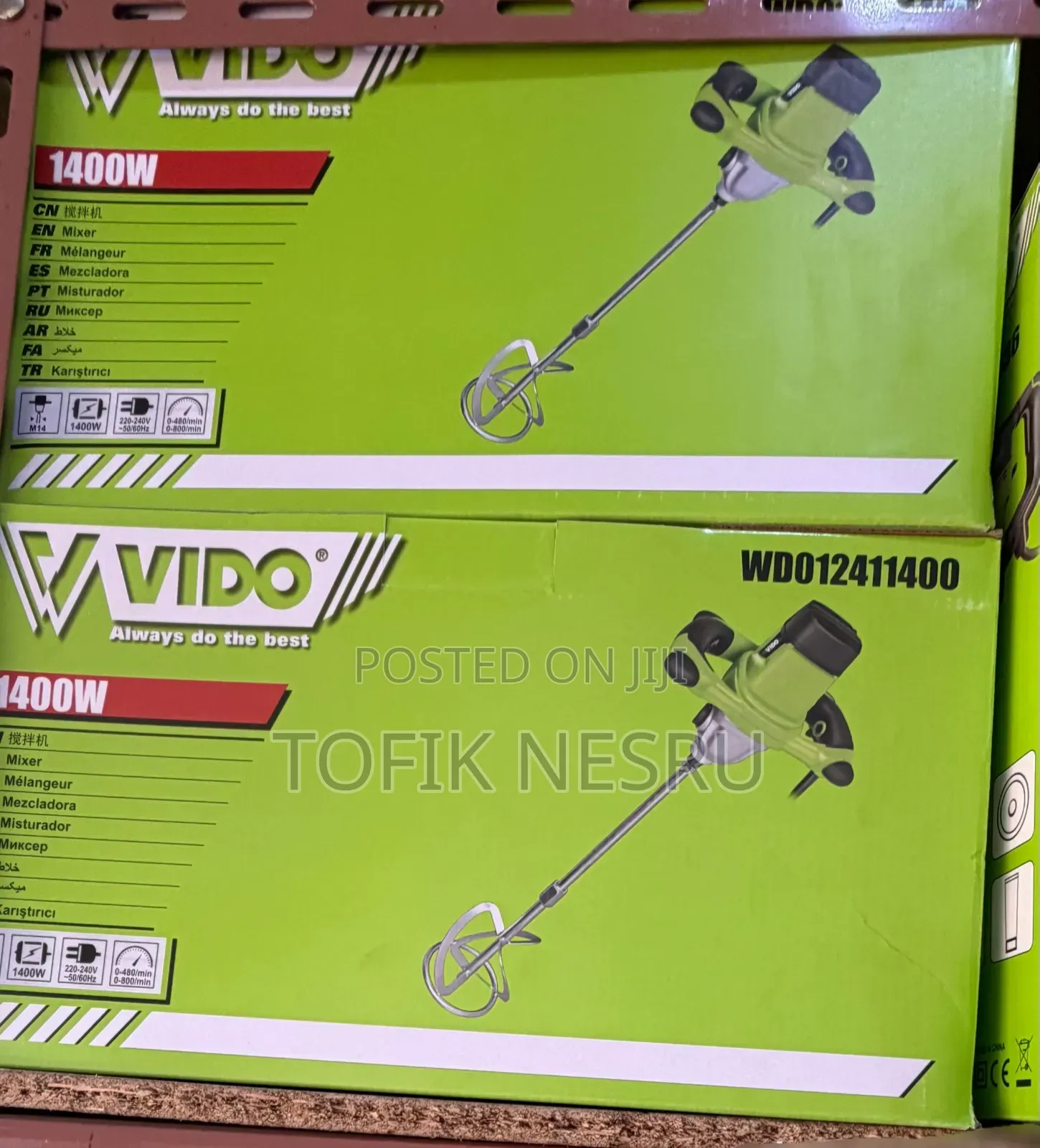 Vido Painte Mixer 1400w With Bite