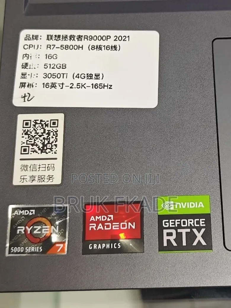 New Laptop Lenovo Legion 5 16GB AMD Ryzen 7 SSD 512GB