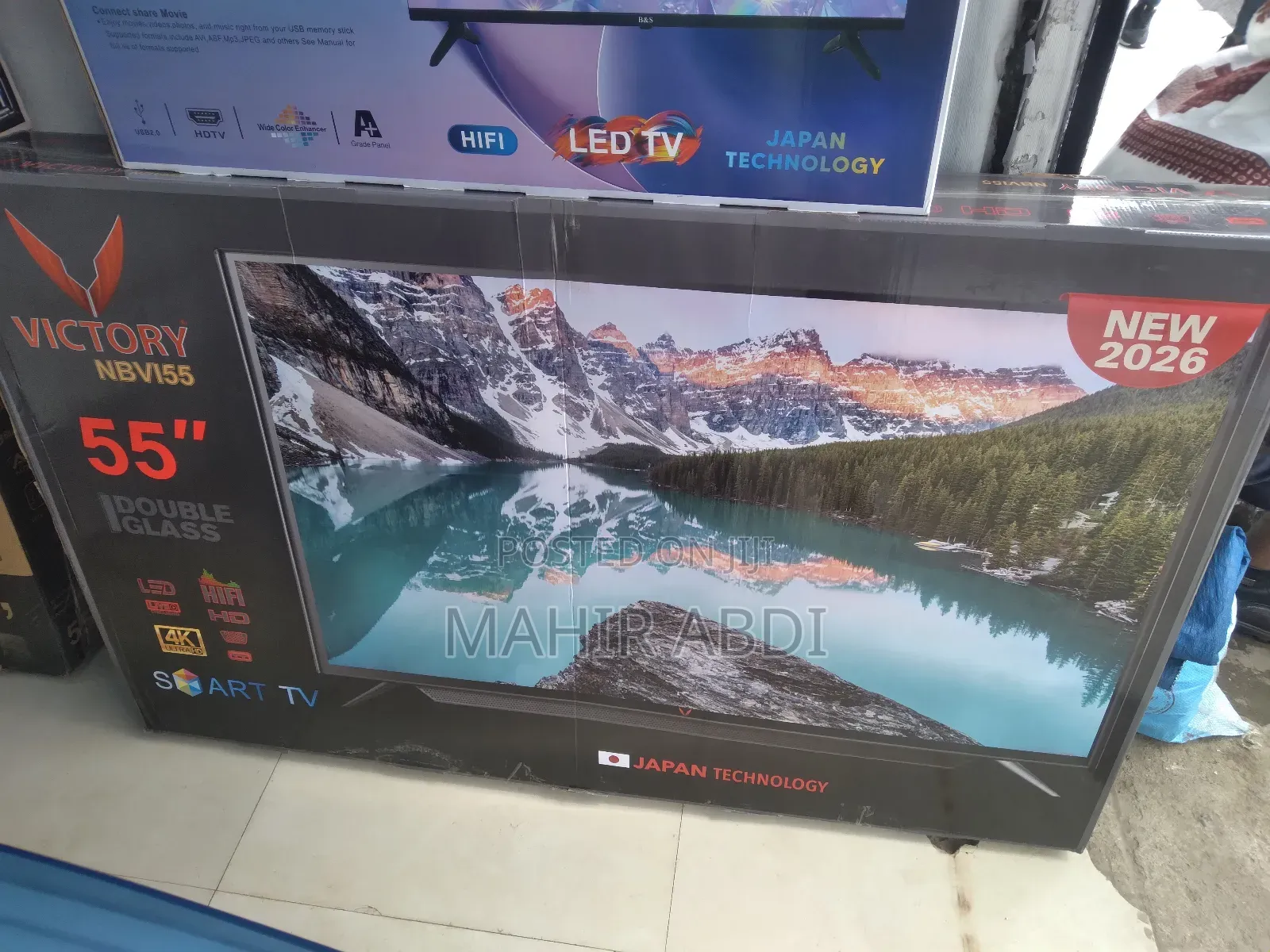 Victor 55 Inch Smart 4k TV Android