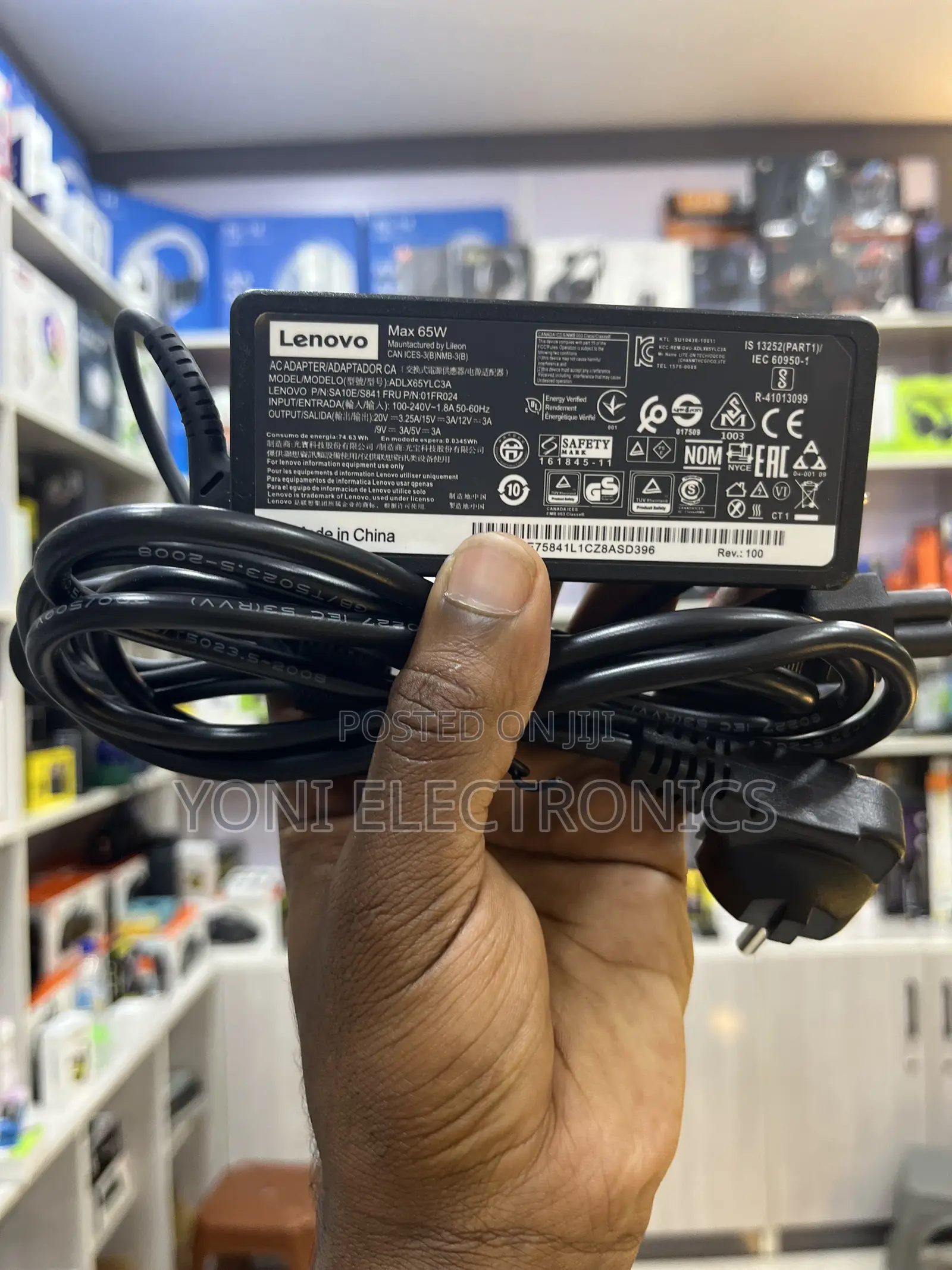 Lenovo 65W USB-C Laptop Power Adapter
