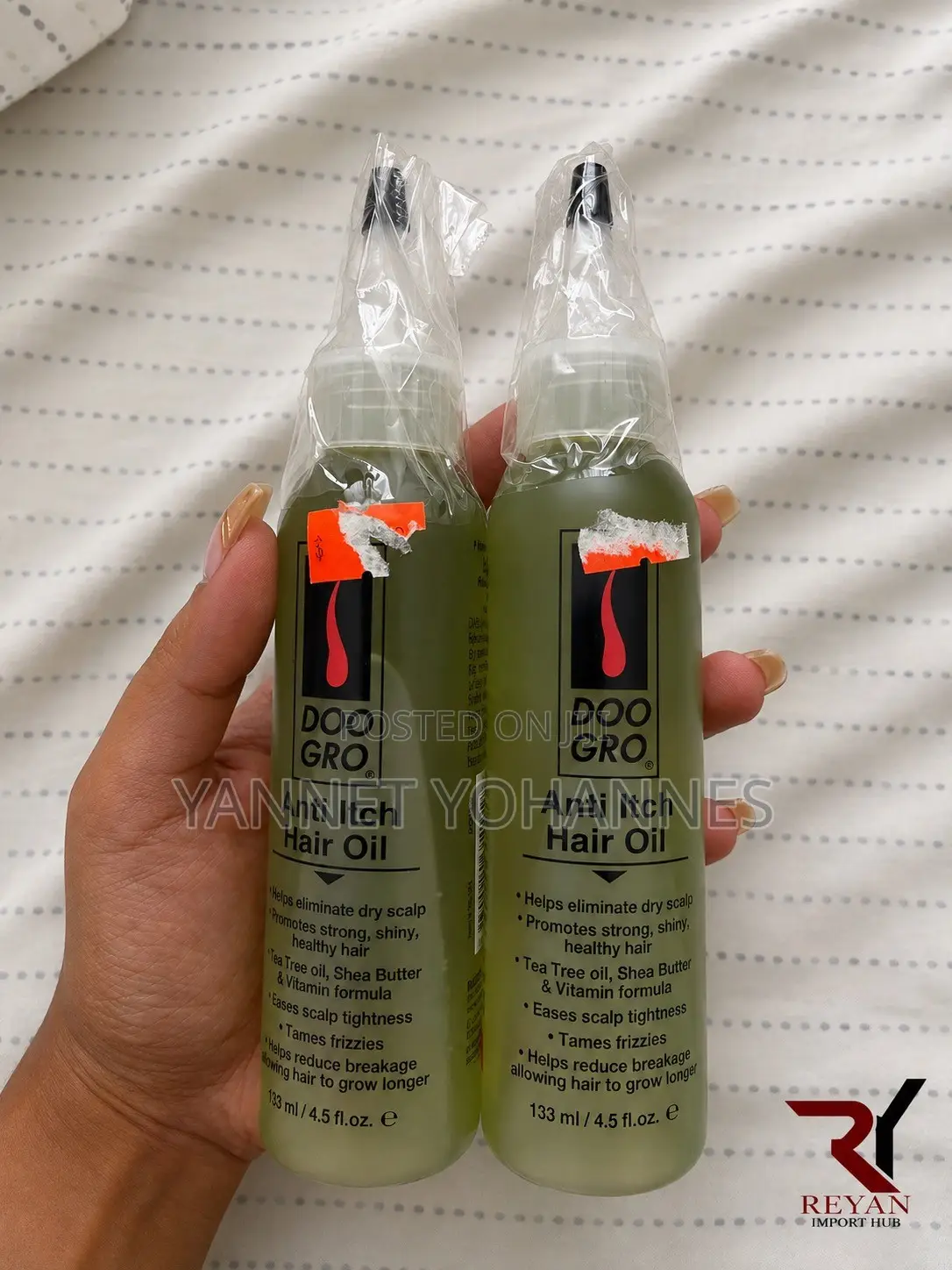 Doo Gro Anti Itch Hair Oil 133ml – Tea Tree & Shea Butter