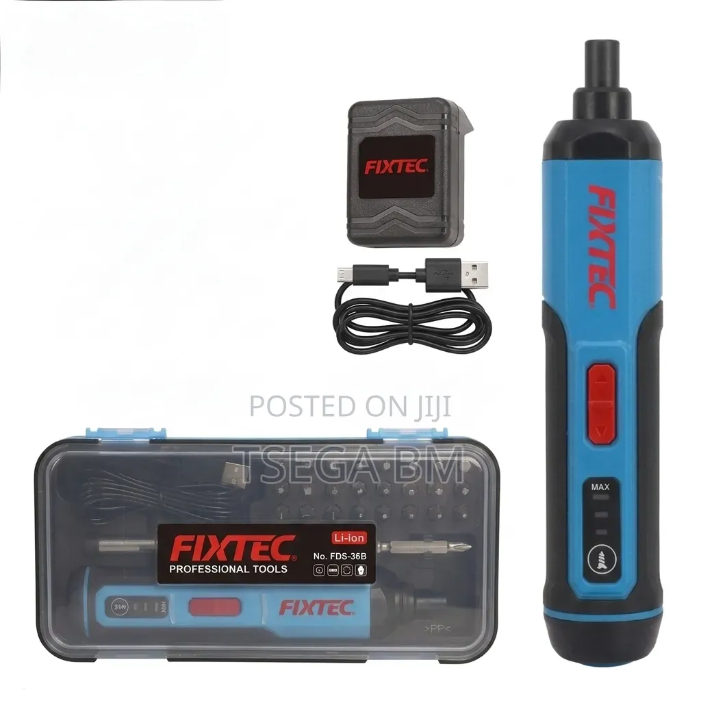 Fixtec 26PCS 4V Cordless Screwdriver Set