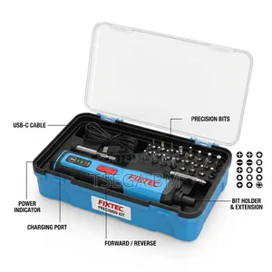 Fixtec 26PCS 4V Cordless Screwdriver Set