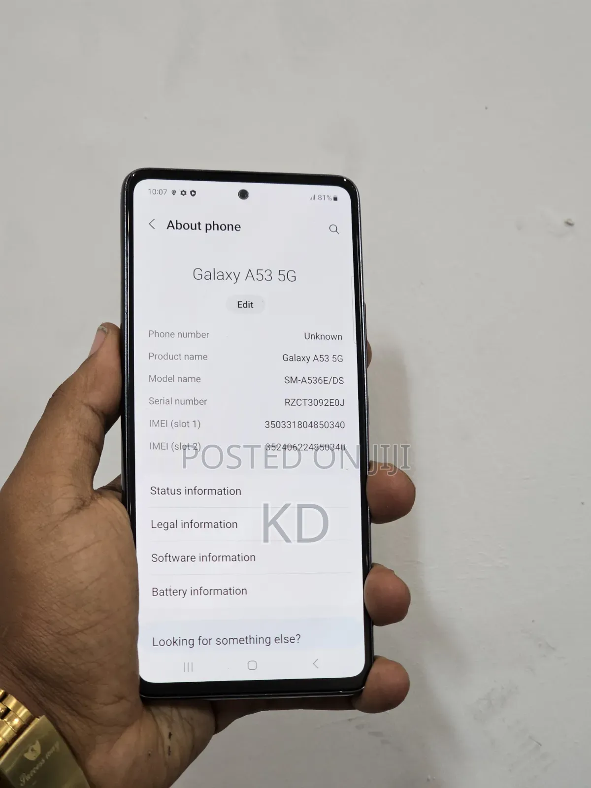 Samsung Galaxy A53 5G 128 GB Black