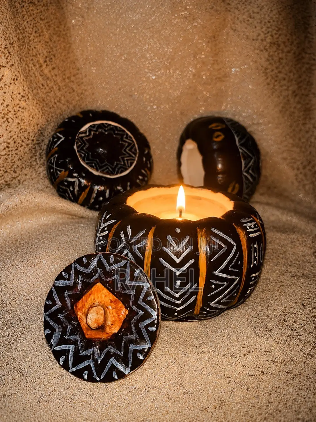 Gypsum Candle