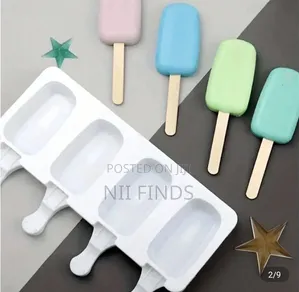 Icecream Popsicle Mold 4 Grid