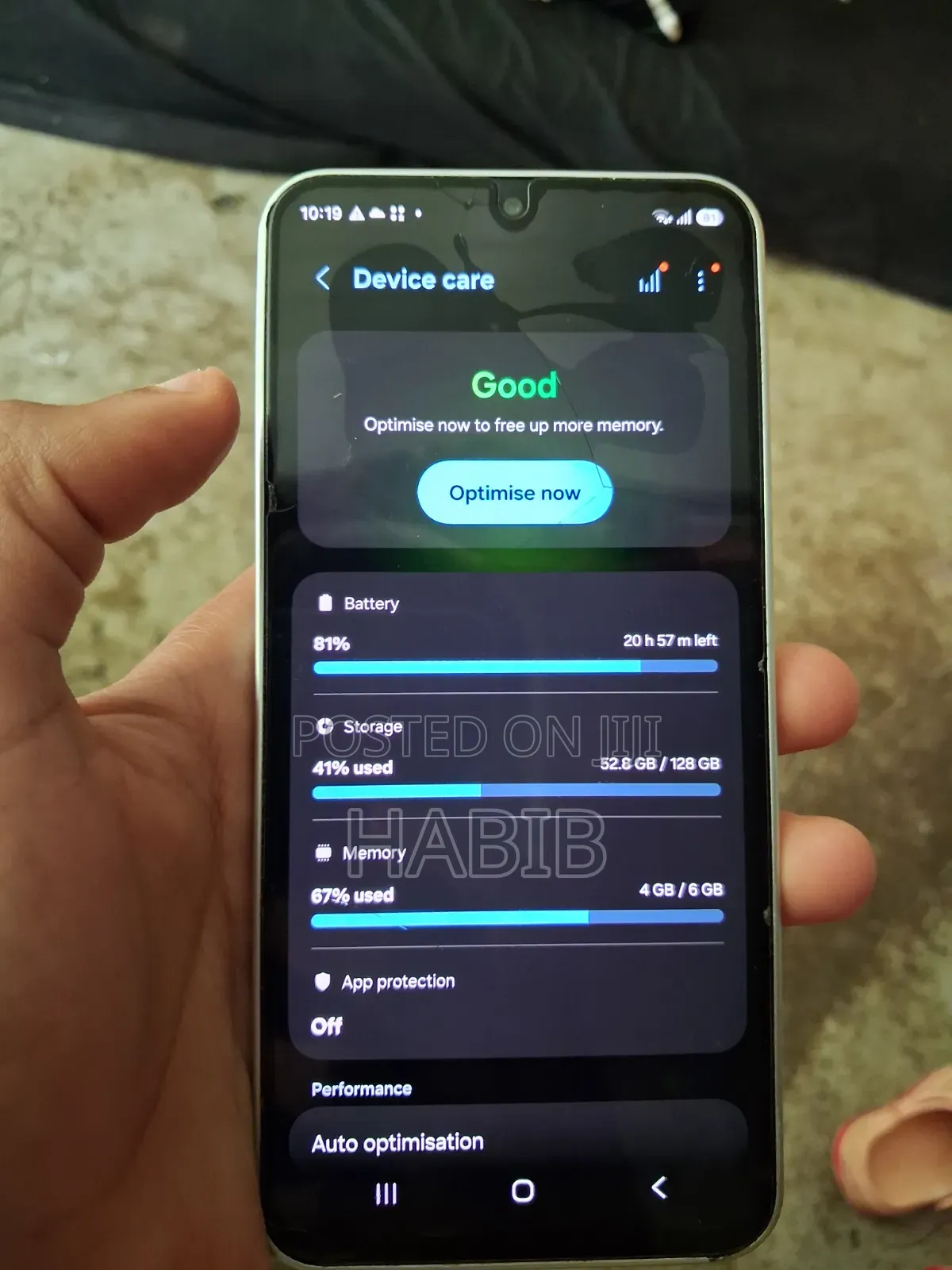 Samsung Galaxy M16 128 GB Blue