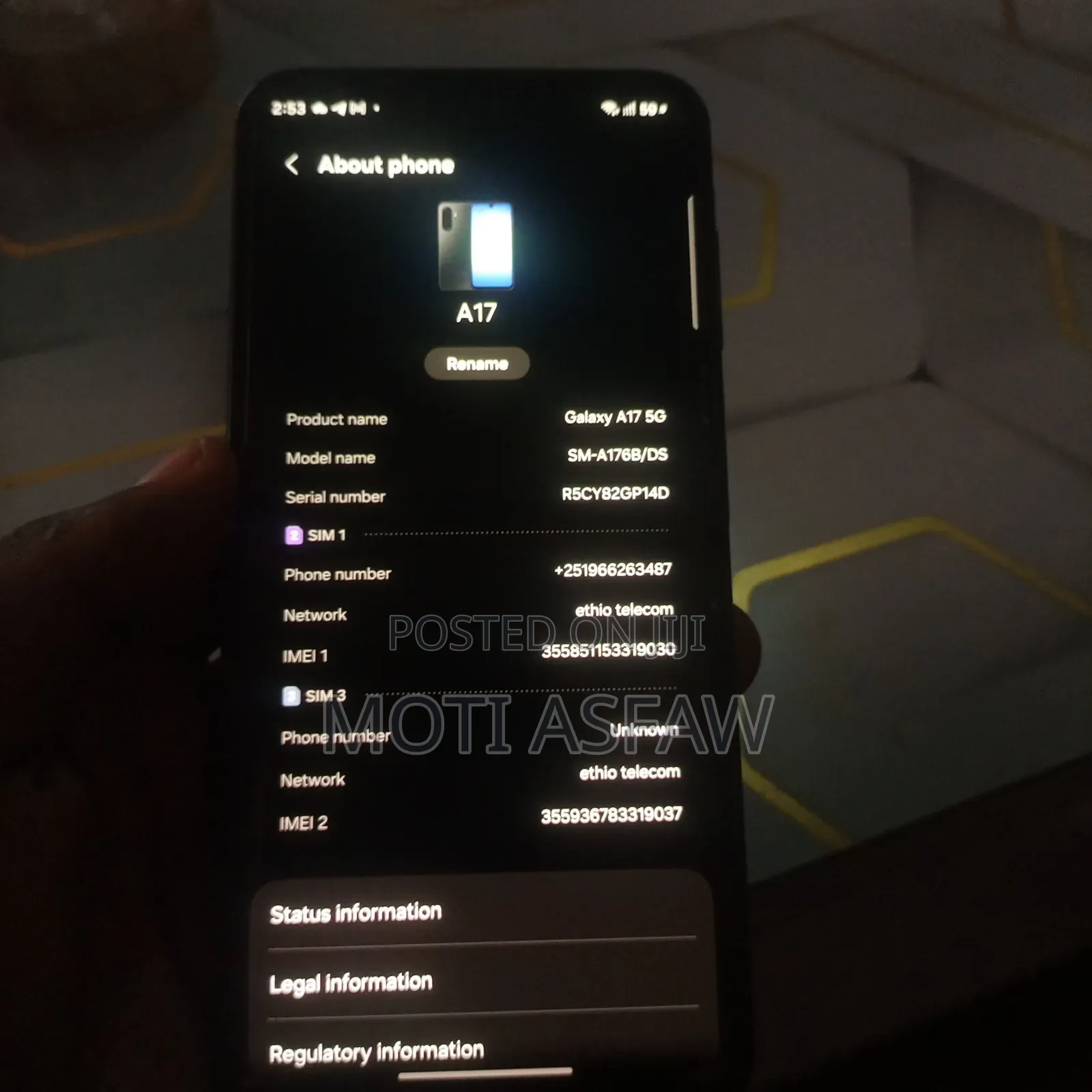 Samsung Galaxy A17 5G 256 GB Black