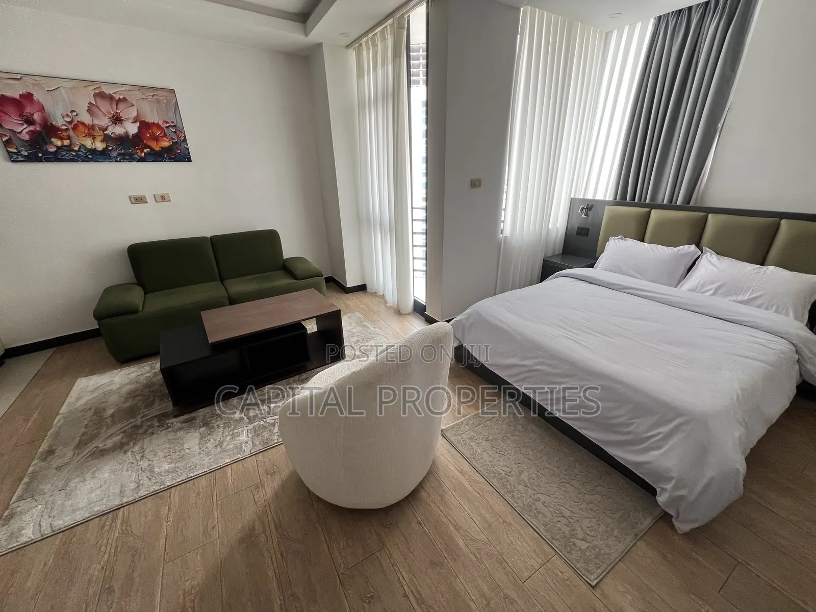 Furnished 1bdrm Apartment in Bole for rent