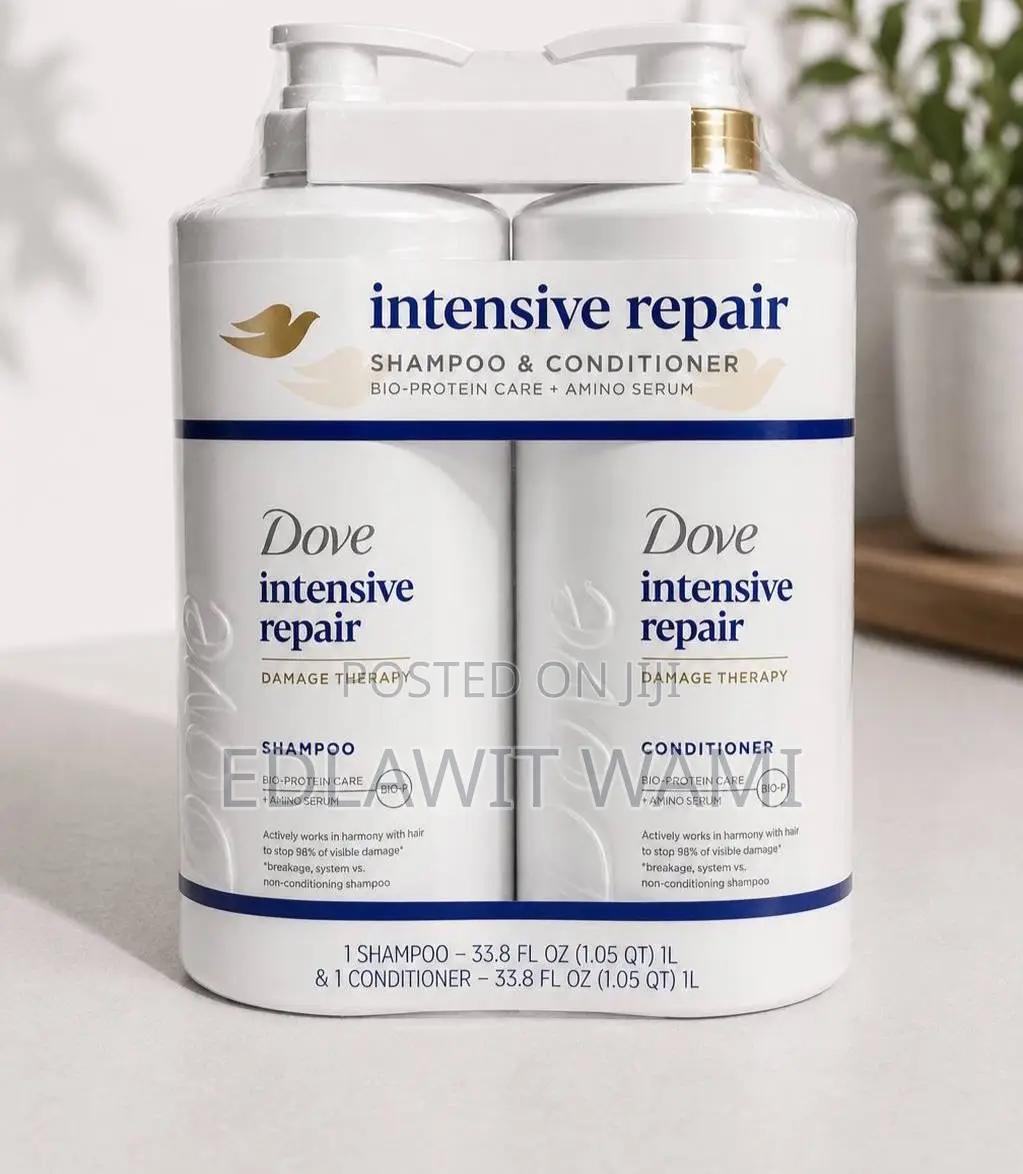Dove Intensive Repair Shampoo + Conditioner Set – 1L Each