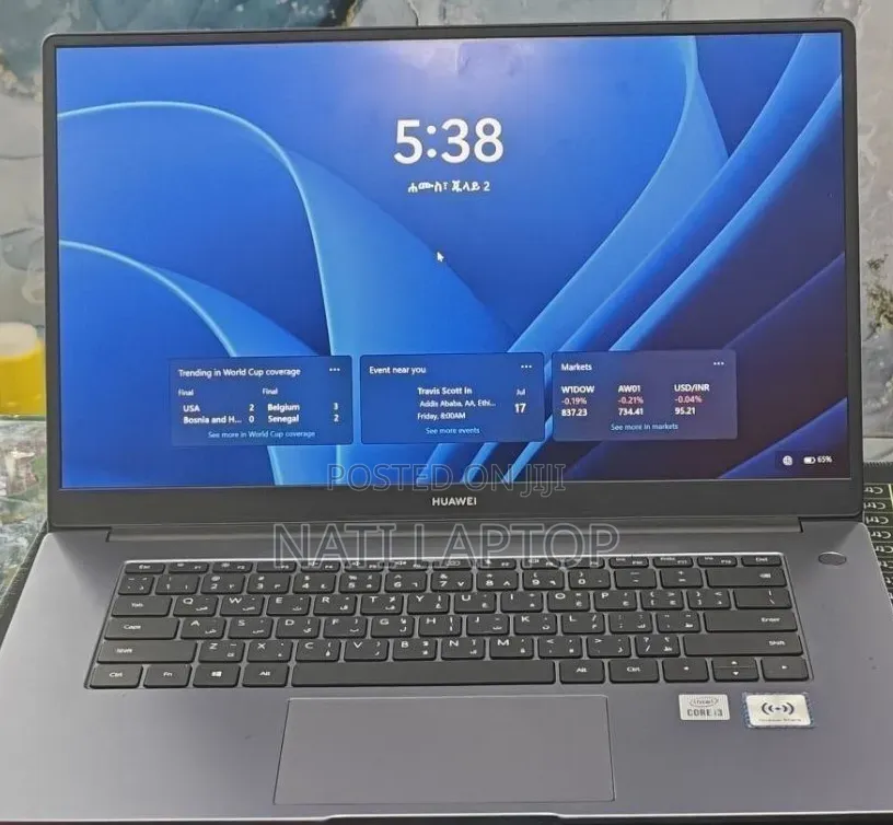 New Laptop Huawei MateBook 13 WRT-W19E 8GB Intel Core i3 SSD 256GB