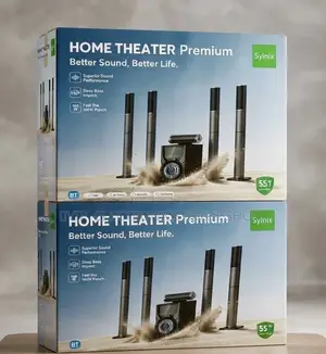 Syinix Home Theater Premium 180W Sound System (Dual Box Set)