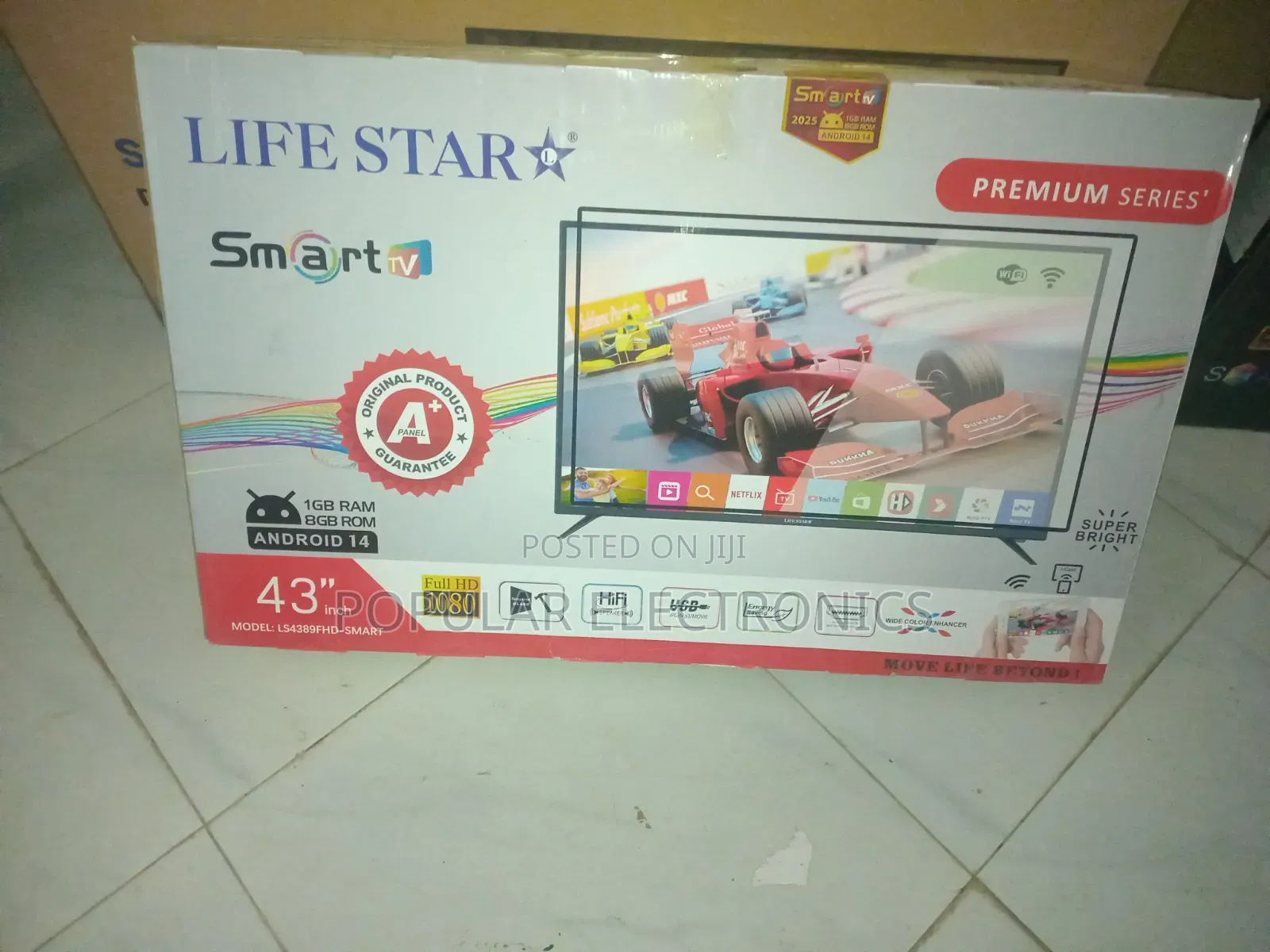 Life Star 43inch TV 4k Smart Android TV
