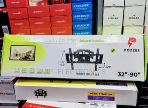 Pozzer Flat Panel TV Wall Mount 32 to 90– Strong & Space-Saving TV
