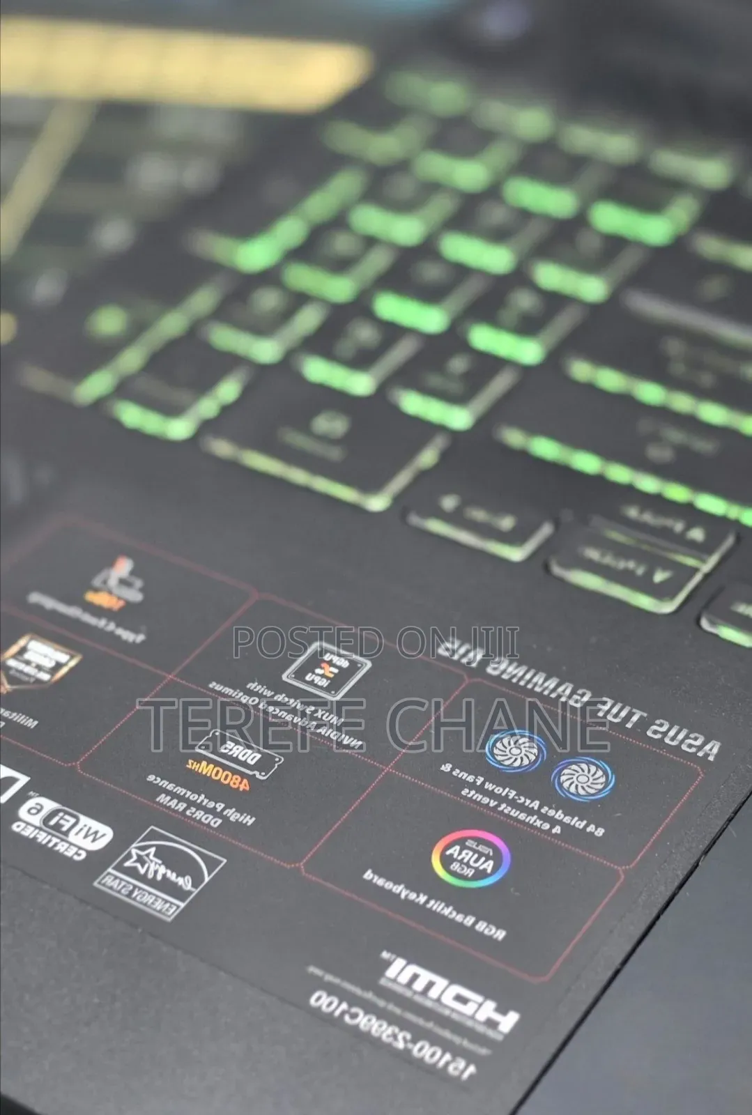 New Laptop Asus TUF Gaming A15 16GB AMD Ryzen 7 SSD 512GB