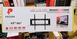 POZZER Flat Panel TV Wall Mount – 43 to 90 Inch LED/LCD/PDP TVs