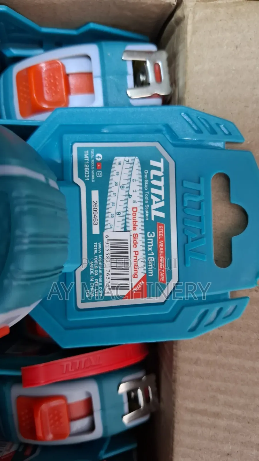 TOTAL Steel Measuring Tape 3m ሜትር