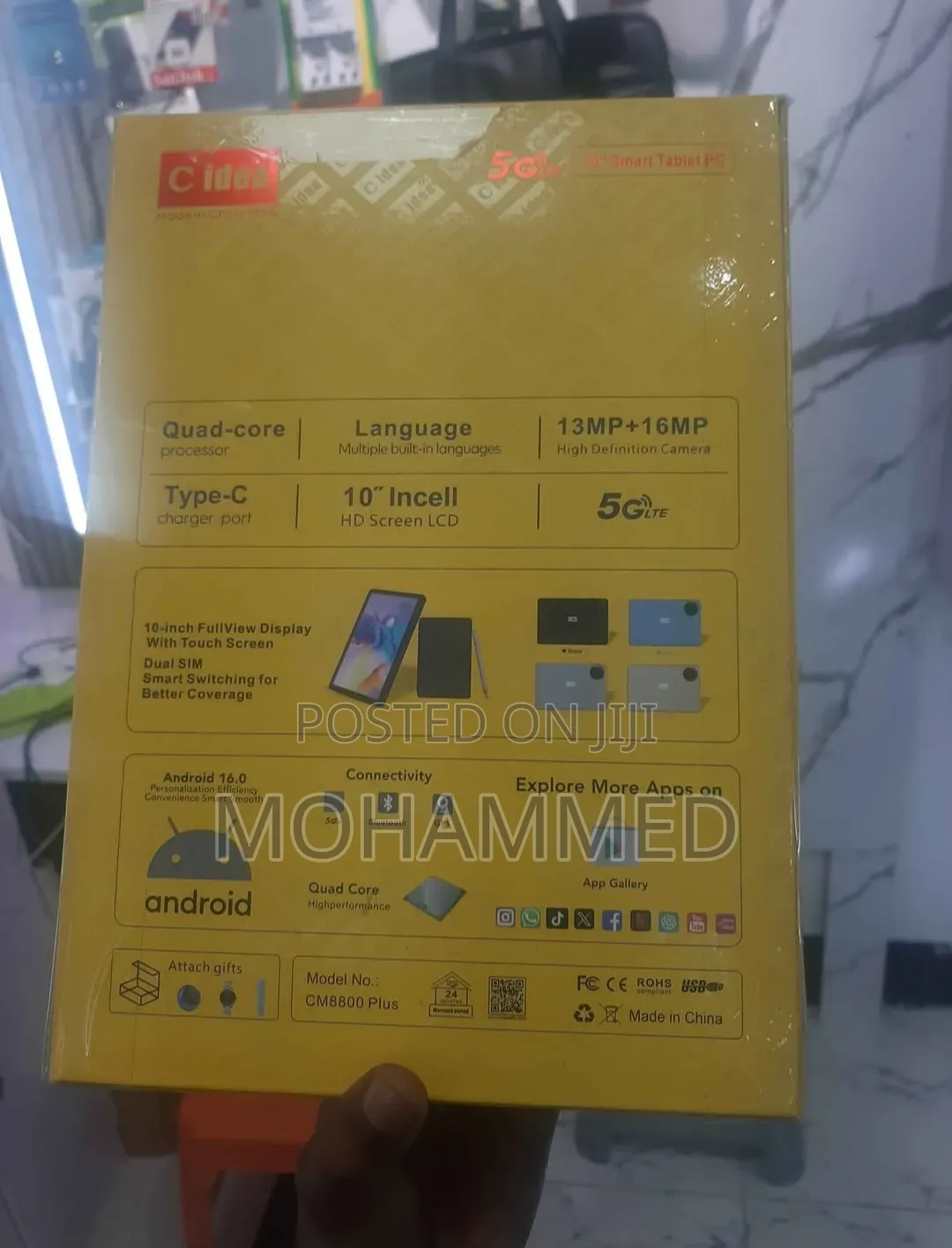 New C idea CM8800 Plus 1 TB Black