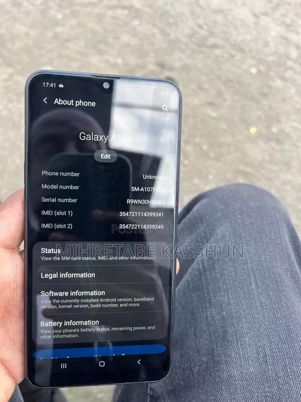 Samsung Galaxy A10s 32 GB Black