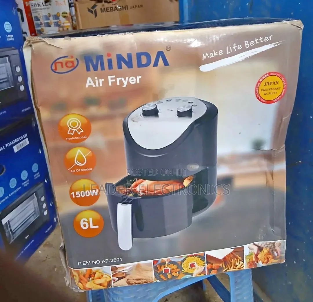 Minda Air Fryer 6L – Large Capacity | Fast, Crispy & Healthy Cooking