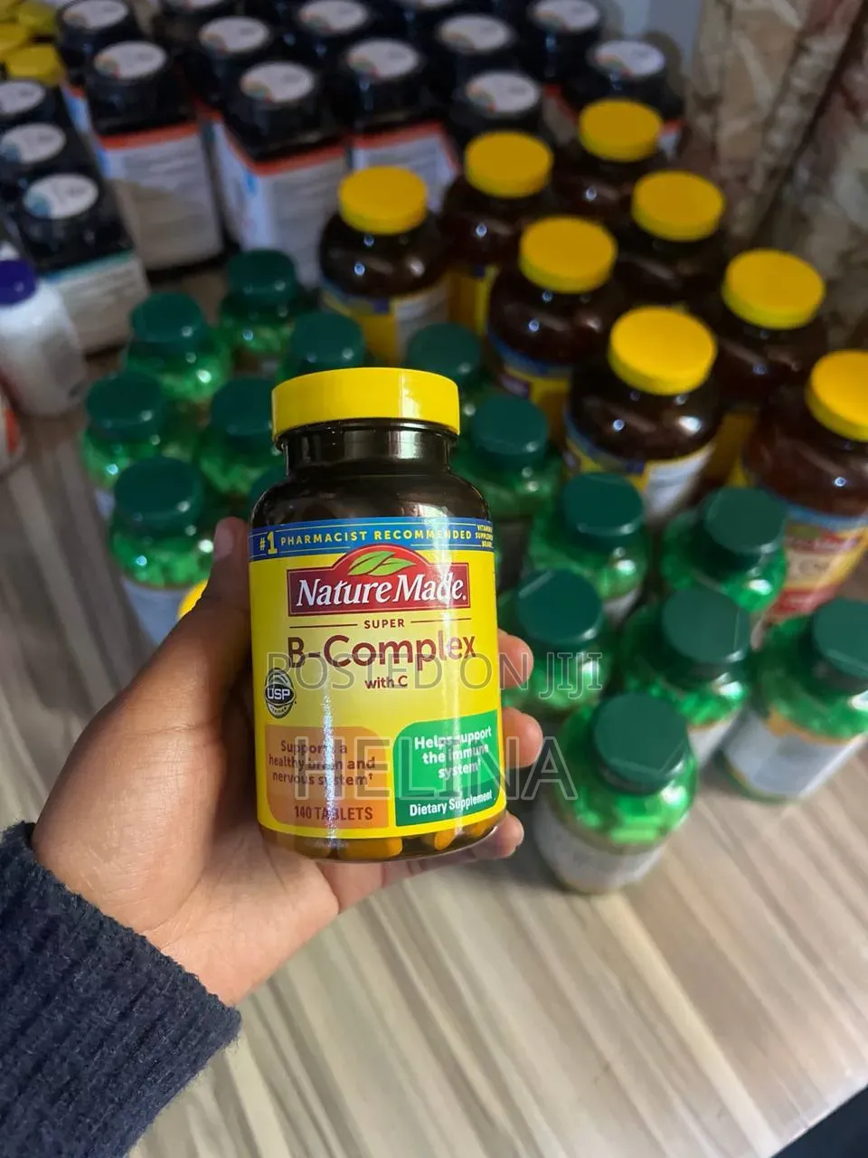 Vitamin B-Complex With C 140 Tablets for Immunity Original From USA