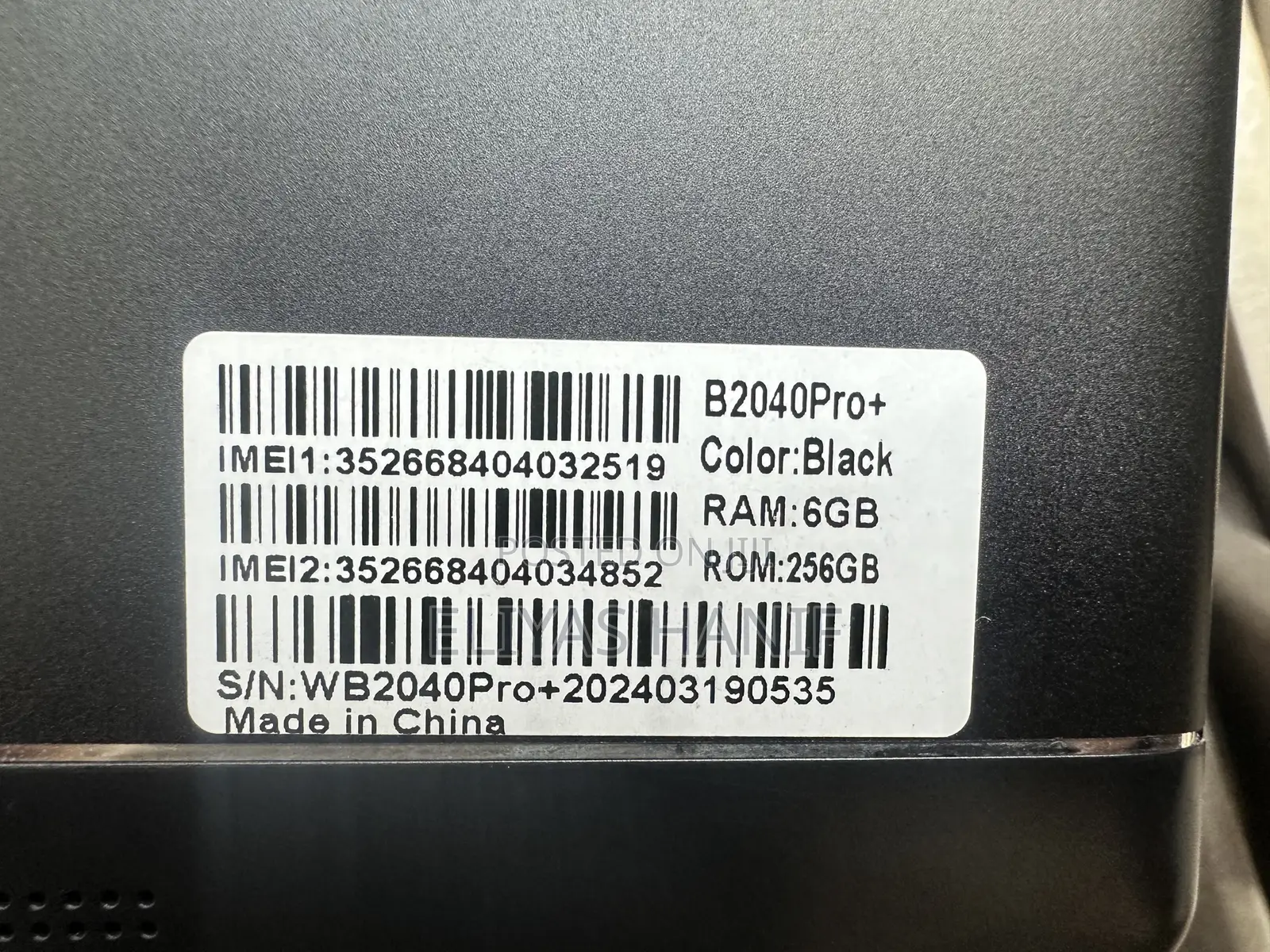 Bebe B2040 Pro + 256 GB Black